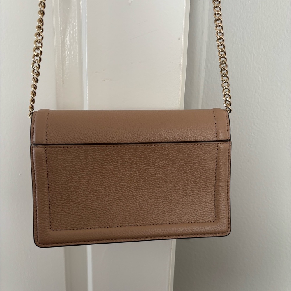 Kate Spade Crossbody Bag - Adjustable Chain Strap - Brown Pebbled Leather - NWOT - Picture 2 of 7